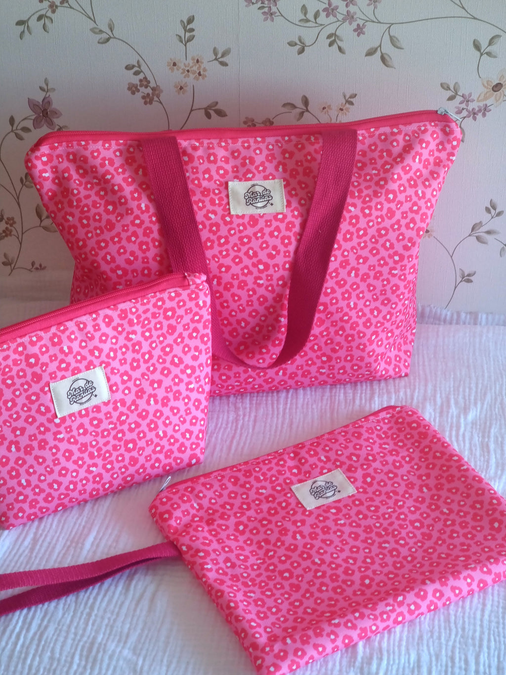 Bolso leopardo rosa