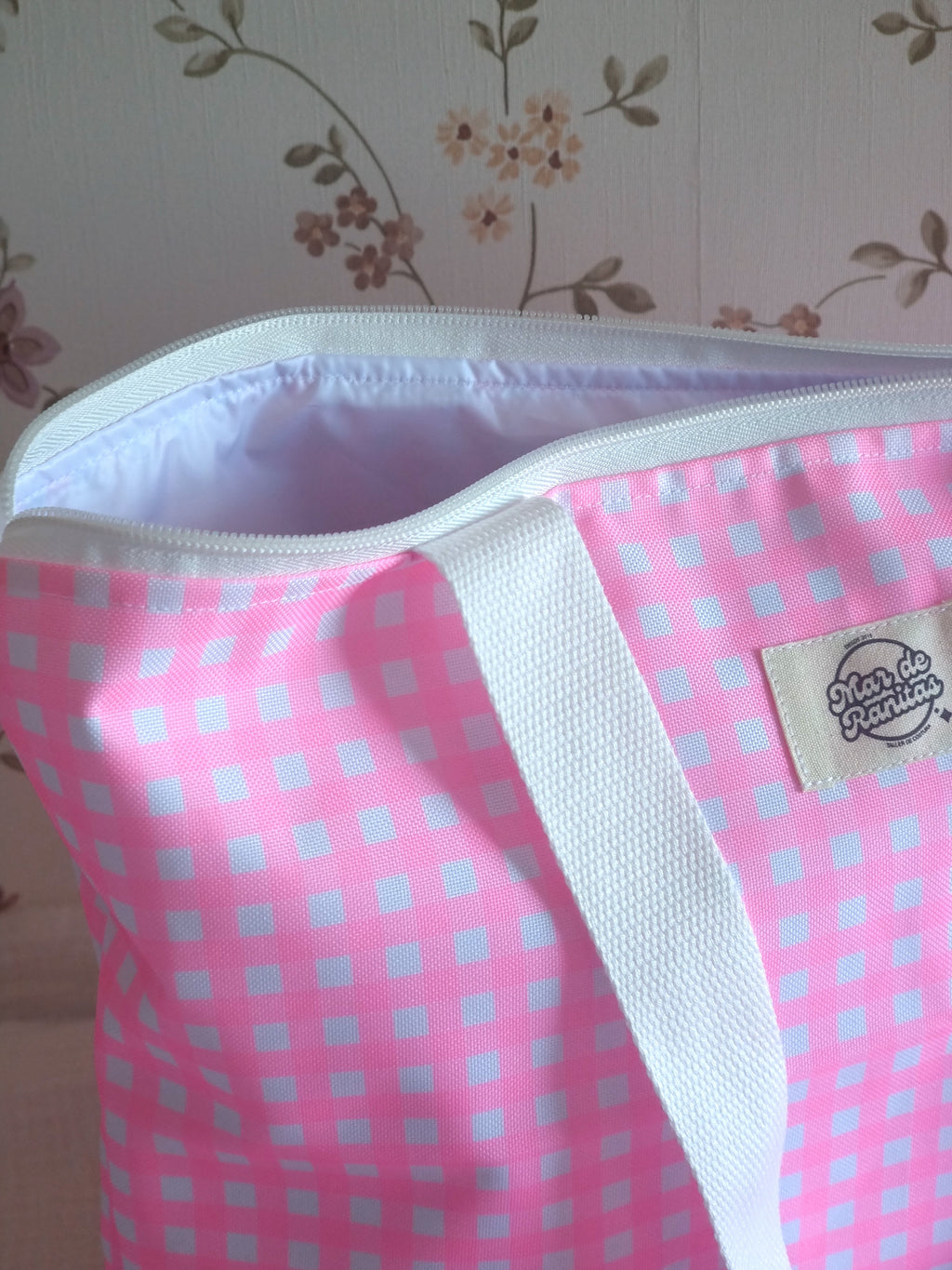 Bolso vichy rosa