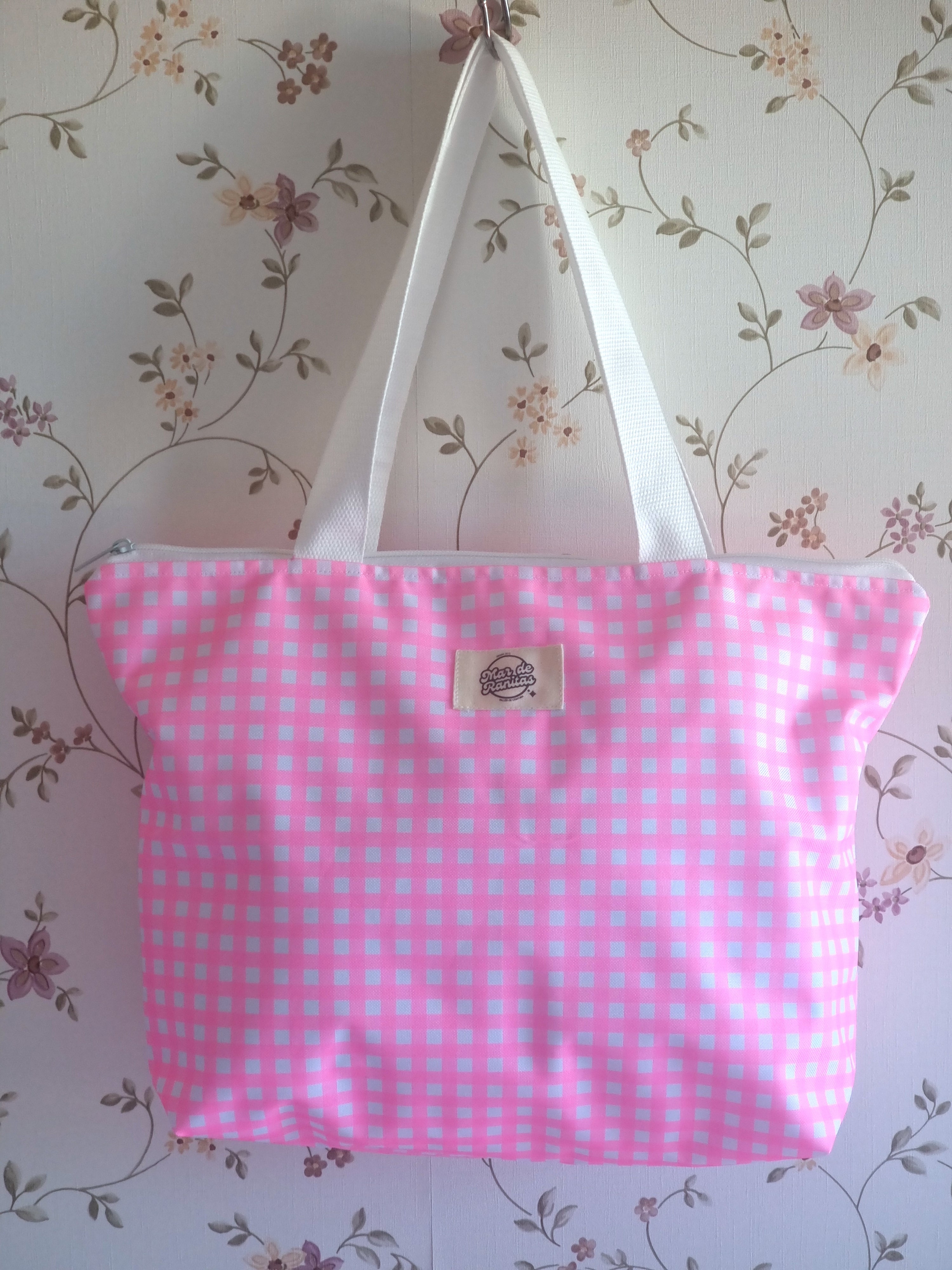 Bolso vichy rosa
