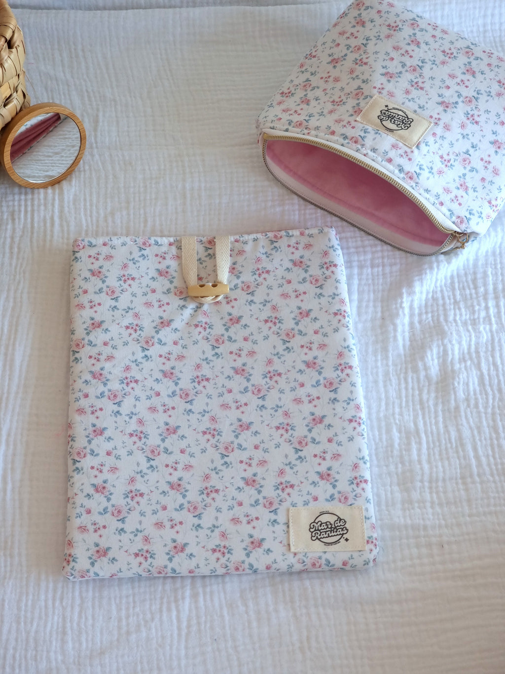 Funda de libro Rosa