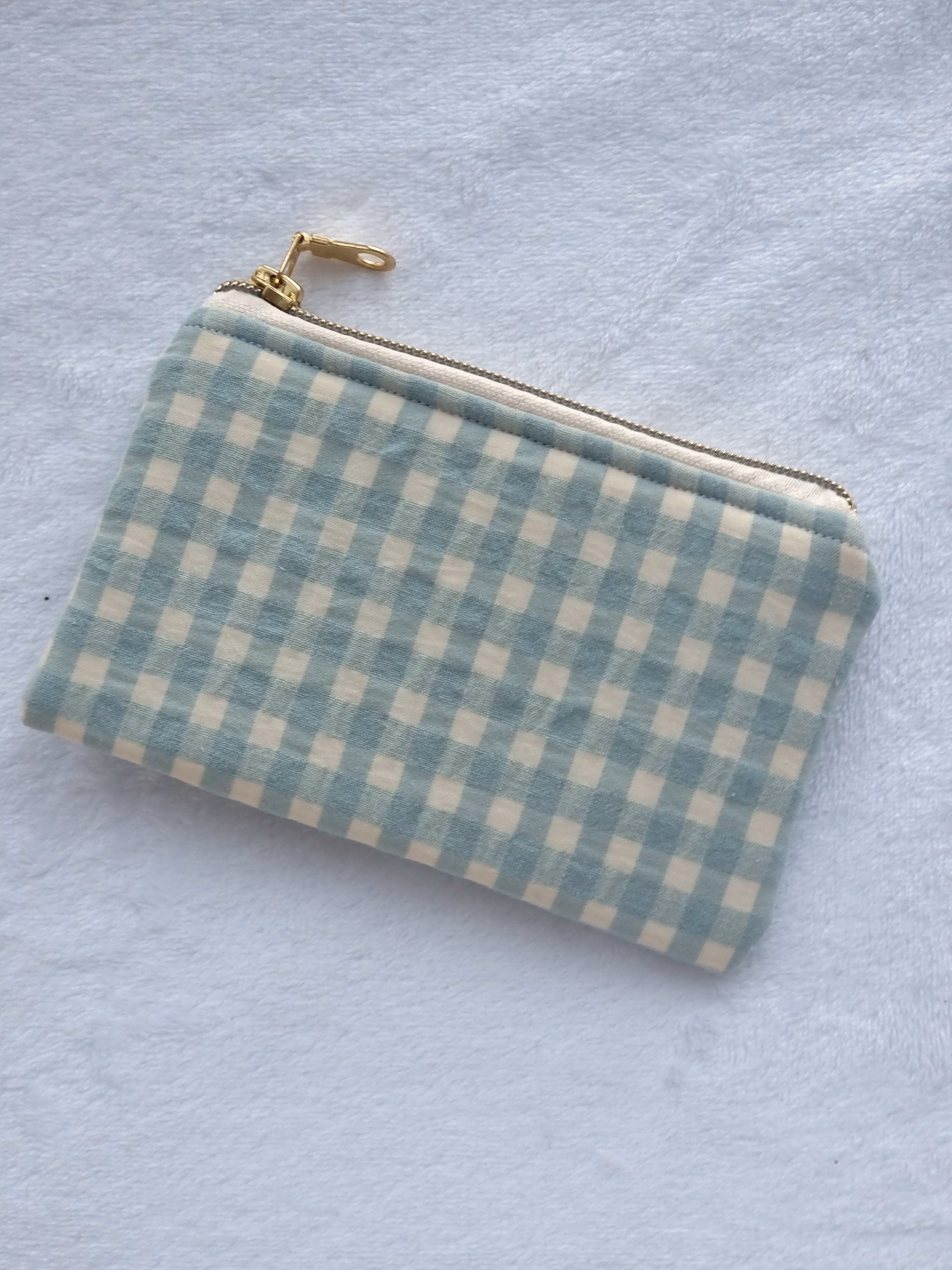 Monedero vichy pastel