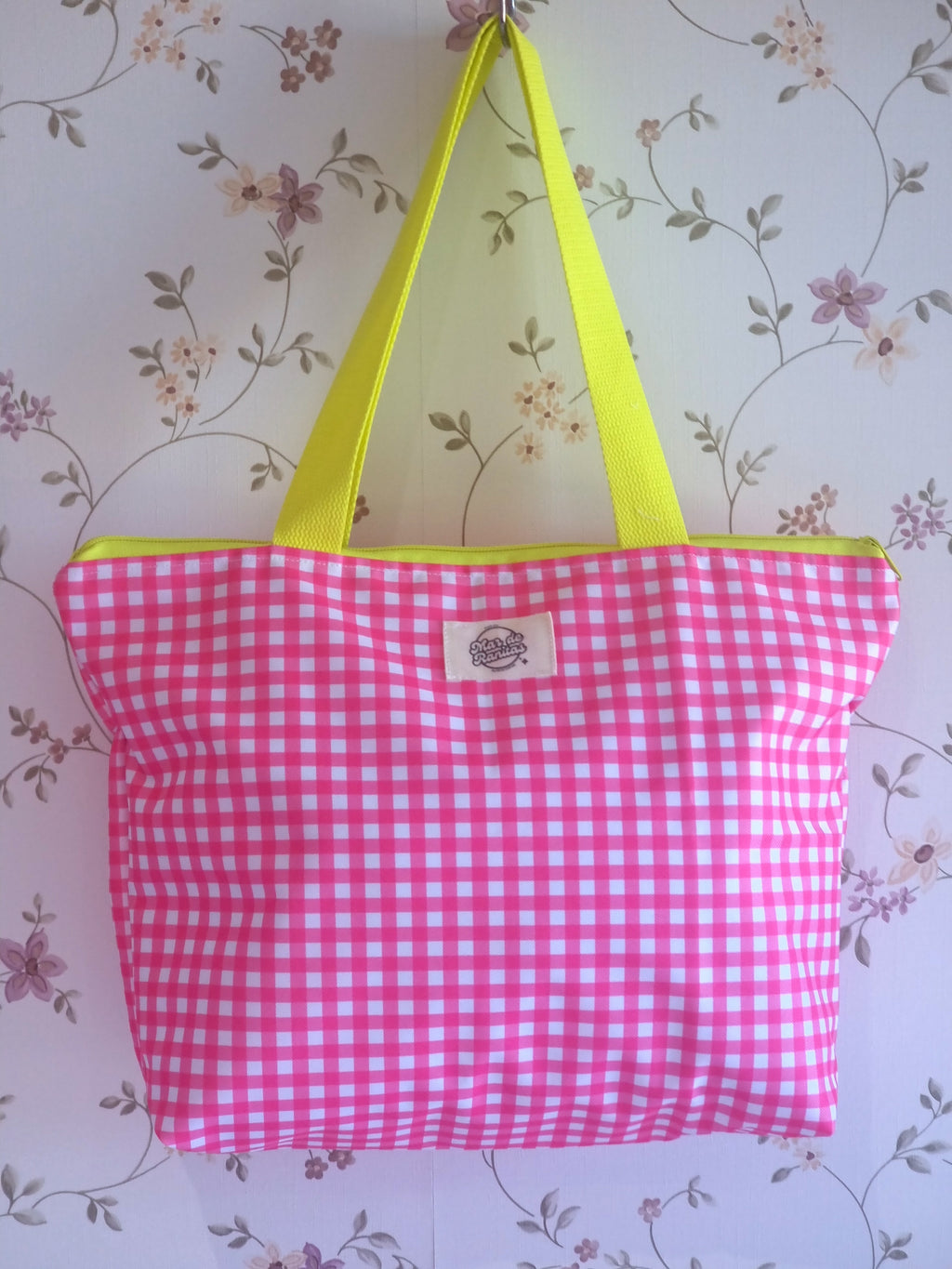 Bolso vichy rosa