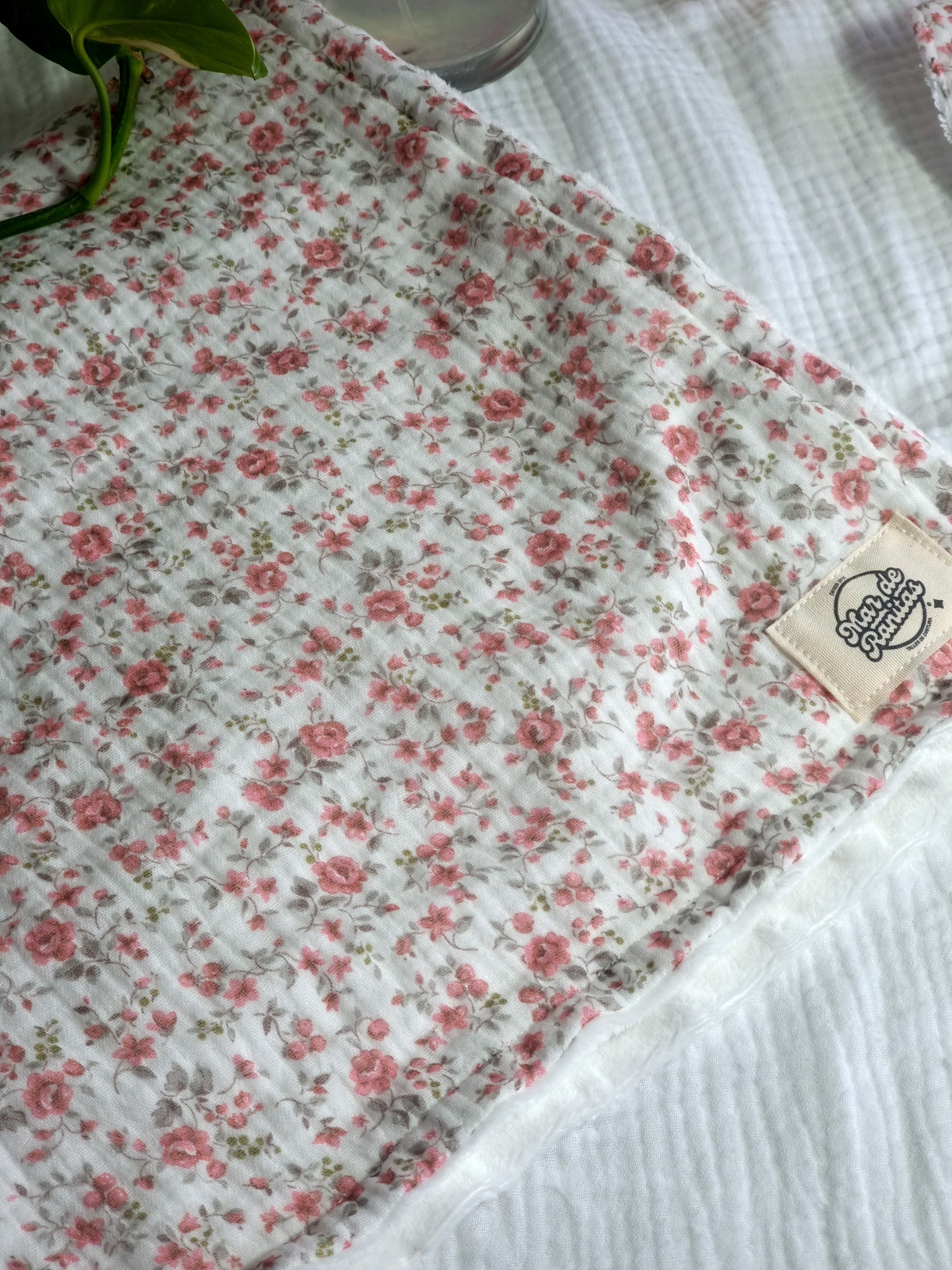 Manta muselina flor