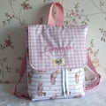 Mochila conejitas + bordado