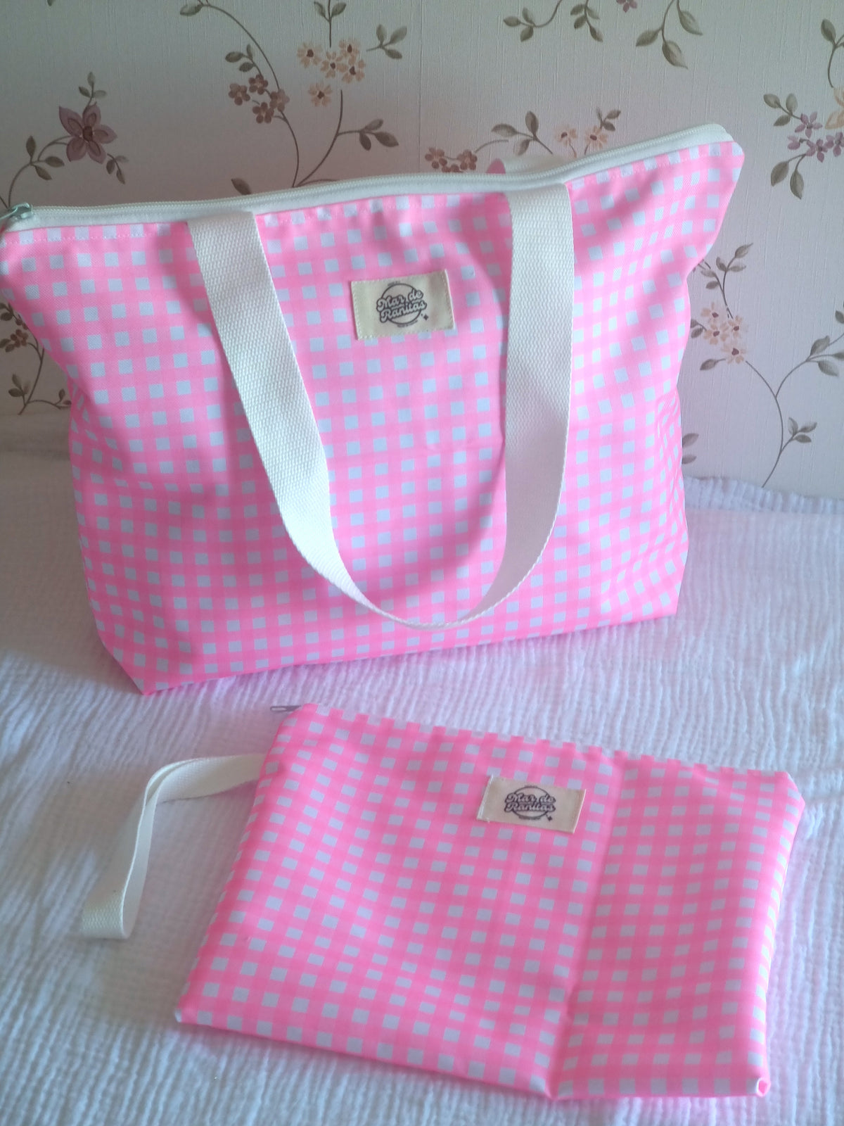 Bolso vichy rosa